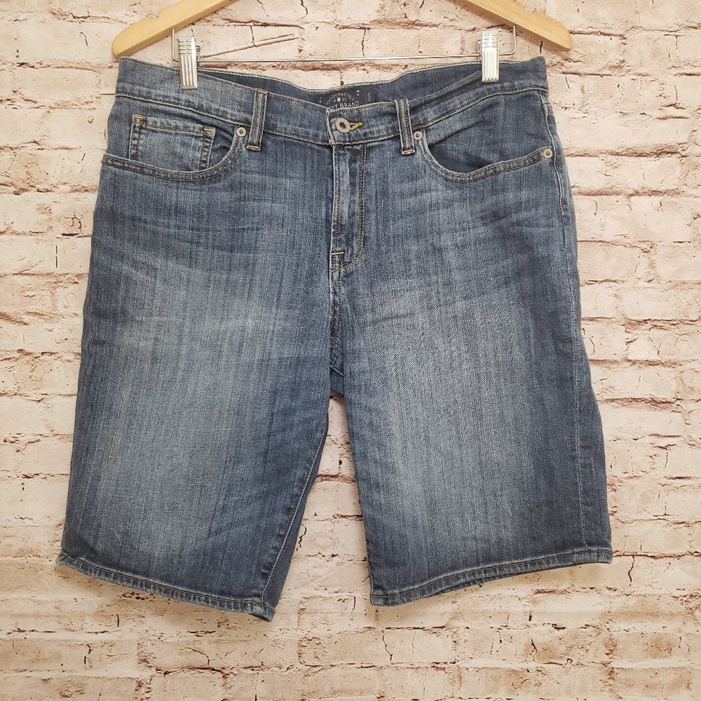 LUCKY BRAND The Bermuda Sz 12/31 Denim Jean Shorts